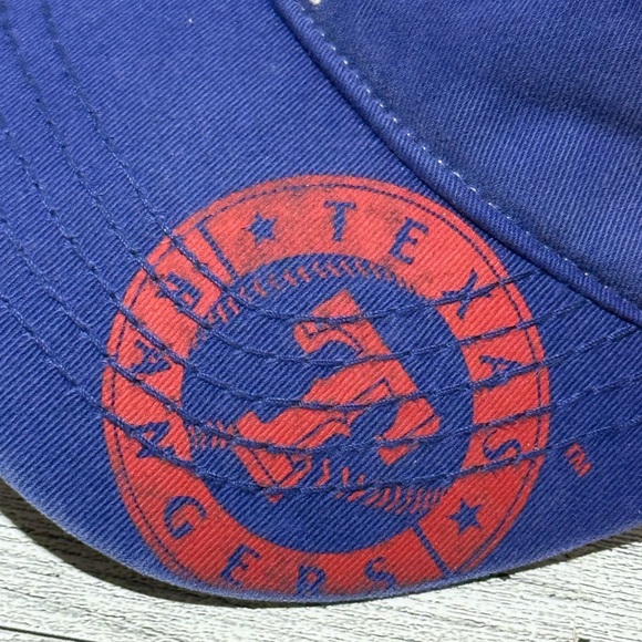 Texas Rangers Stitched Visor Hat MLB Baseball '47 One Size Genuine Merchandise - Picture 11 of 11